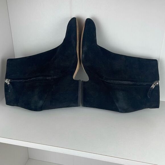 Sam Edelman Wilson Suede Ankle Boots 8.5 Black - Picture 3 of 11
